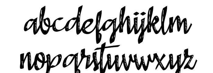 Adistro Font LOWERCASE