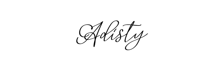 Adisty  font caratteri gratis