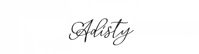 Adisty  Descarca Fonturi Gratis