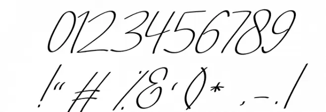 Adisty Font OTHER CHARS