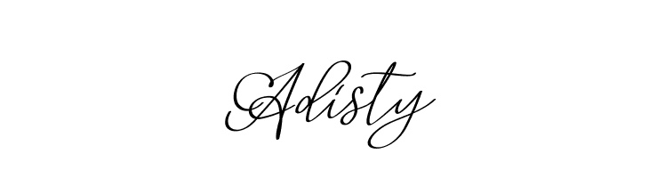 Adisty  font caratteri gratis