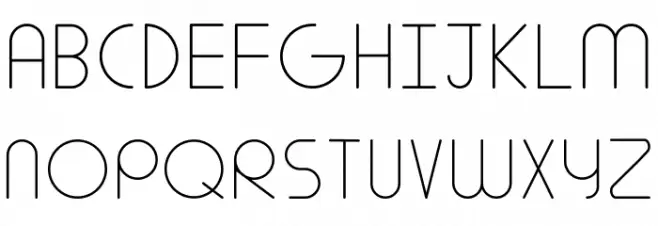 Adlanta Light Шрифта ВЕРХНИЙ