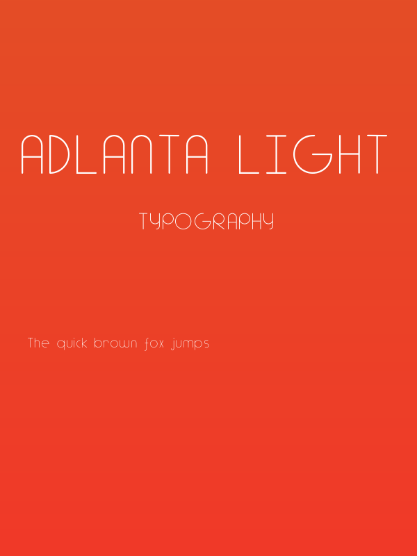Adlanta Light Poster