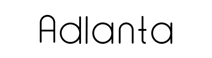 Adlanta  免费字体下载