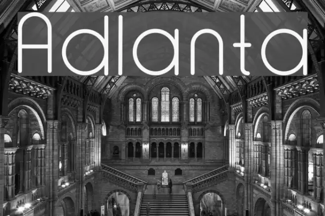 Adlanta Font examples