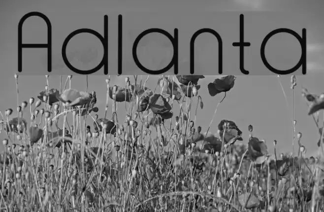 Adlanta Font examples