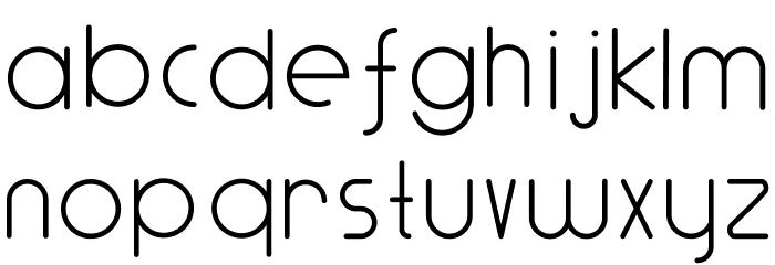 Adlanta Font LOWERCASE