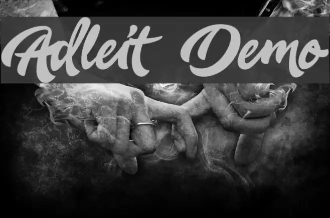 Adleit - Demo Font examples