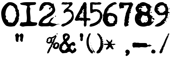 Adler Font OTHER CHARS