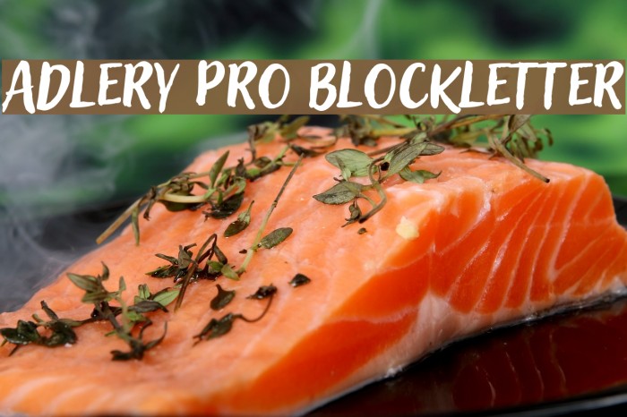 Adlery Pro Blockletter Font examples