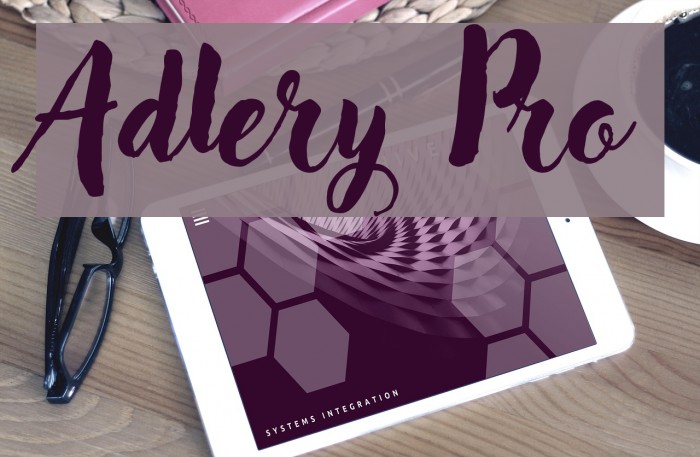 Adlery Pro フォント examples