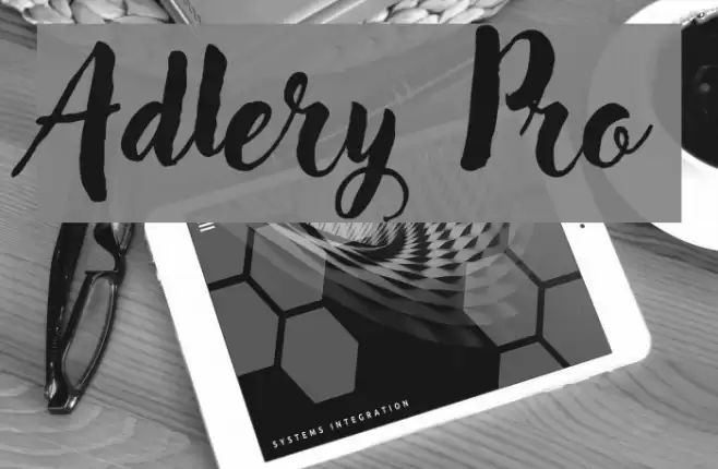 Adlery Pro フォント examples