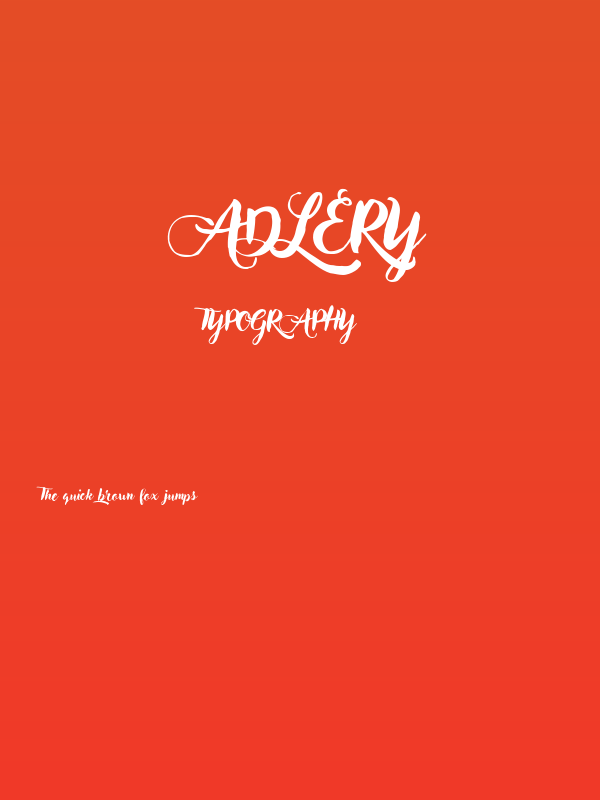 Adlery Poster
