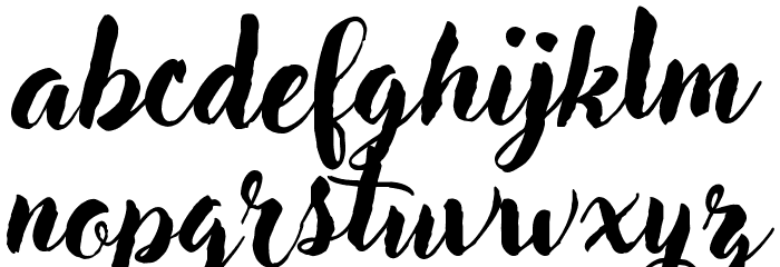 Adlery Font LOWERCASE