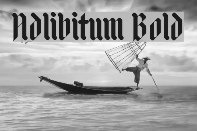 Adlibitum Bold フォント examples