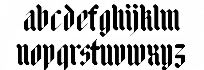 Adlibitum Bold フォント 小文字