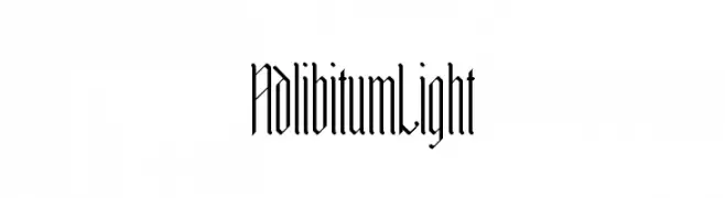 Adlibitum Light  Descarca Fonturi Gratis