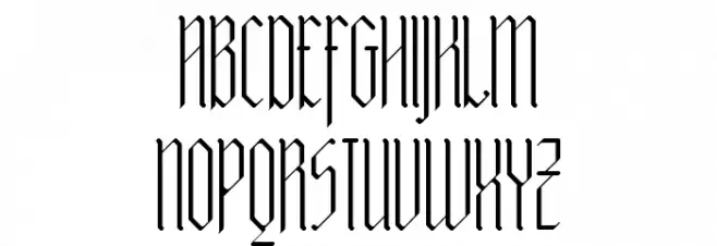 Adlibitum Light 字体 大写