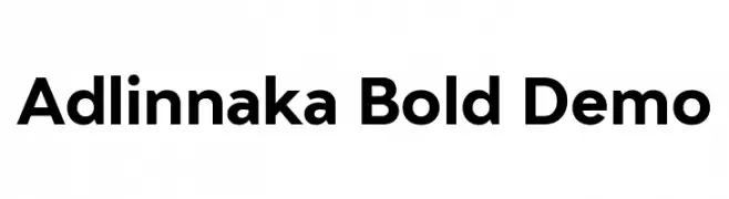 Adlinnaka Bold Demo  لخطوط تنزيل