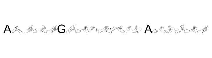 AdmanGraphics Auslan Font