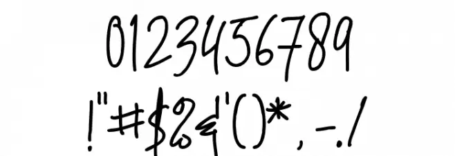 Admara Font OTHER CHARS