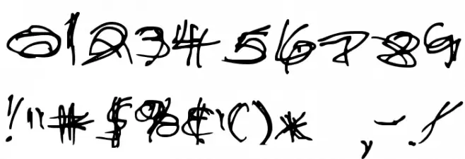 Administrator Password Font OTHER CHARS