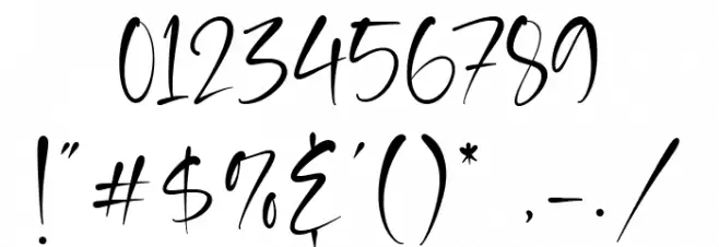 Admirable Font OTHER CHARS