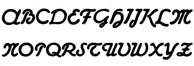 AdmiralCAT Schriftart Groß