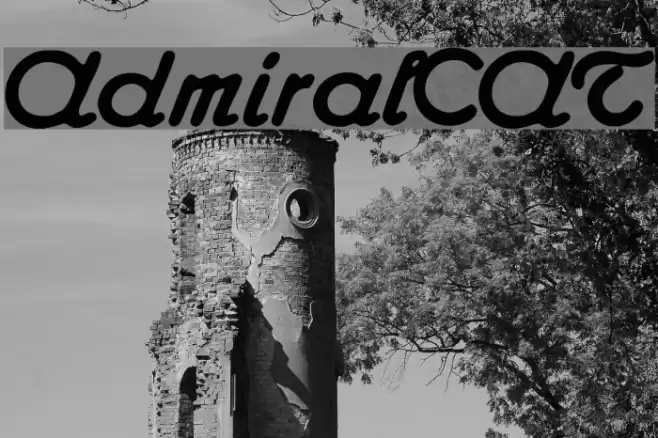 AdmiralCAT Font examples