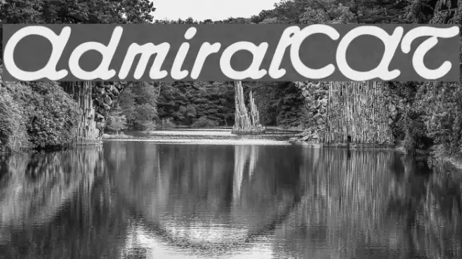 AdmiralCAT Font examples