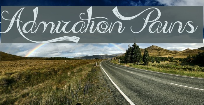 Admiration Pains Font examples