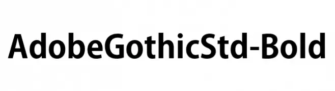 AdobeGothicStd-Bold  नि: शुल्क फ़ॉन्ट्स डाउनलोड