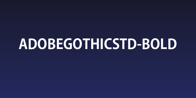 AdobeGothicStd-Bold Social Header