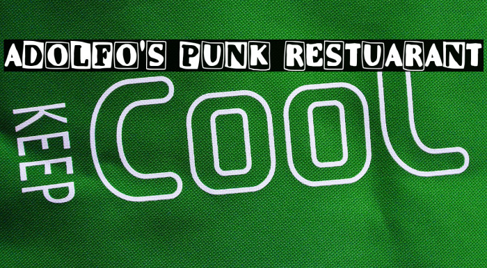 Adolfo's Punk Restuarant Font examples