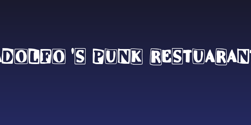 Adolfo's Punk Restuarant Social Header