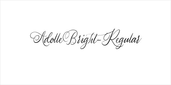 AdolleBright-Regular Logo