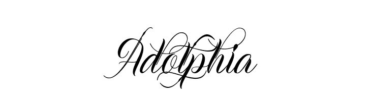 Adolphia  font caratteri gratis