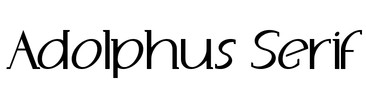 Adolphus Serif  Frei Schriftart Herunterladen