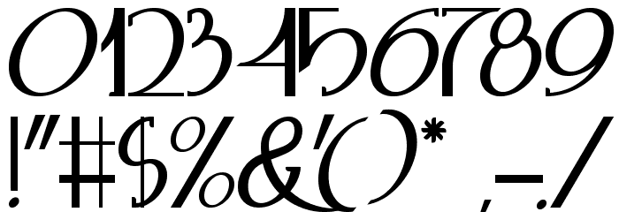 Adolphus Serif Font OTHER CHARS