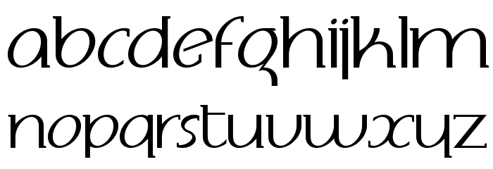 Adolphus Serif Font LOWERCASE