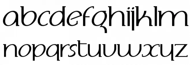 Adolphus Serif Caratteri MINUSCOLO