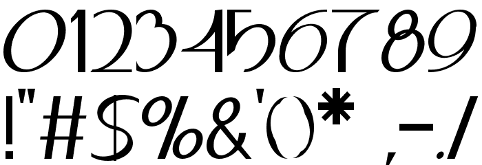 Adolphus Font OTHER CHARS