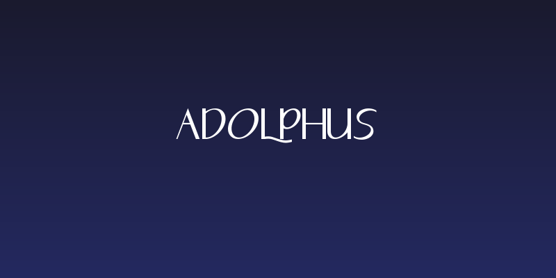 Adolphus Social Header
