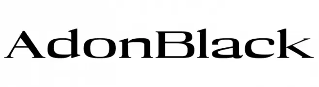 Adon Black    免费字体下载