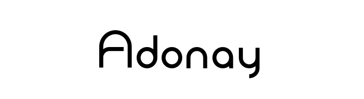 Adonay  font caratteri gratis