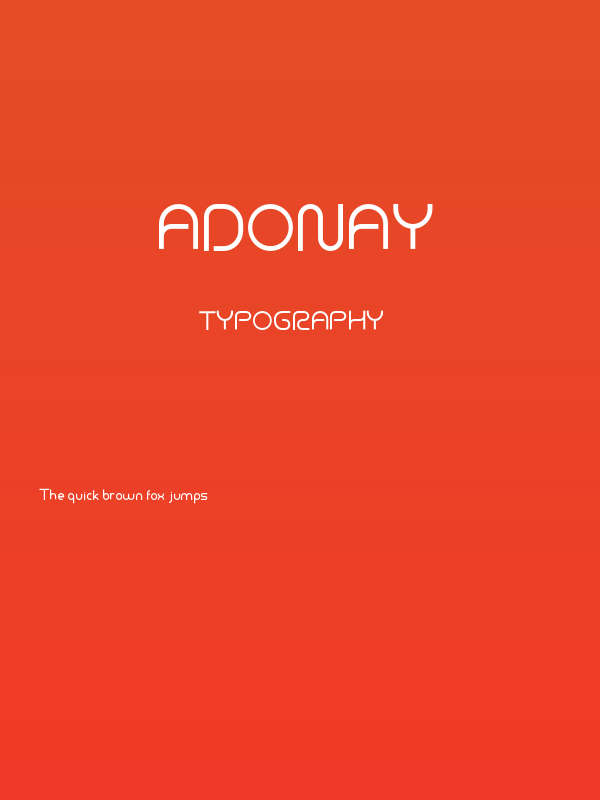 Adonay Poster