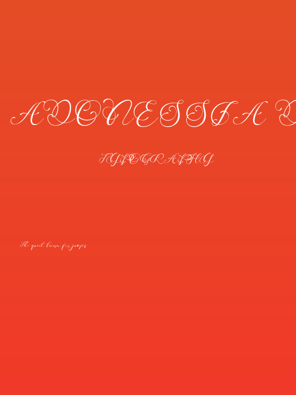 Adonessia Demo Poster