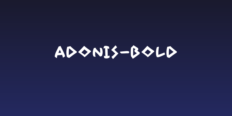 Adonis-Bold Social Header