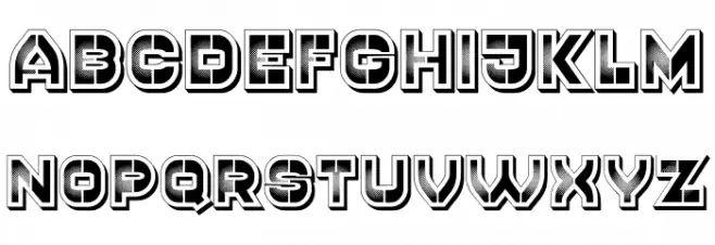 Adopted Regular Schriftart Groß