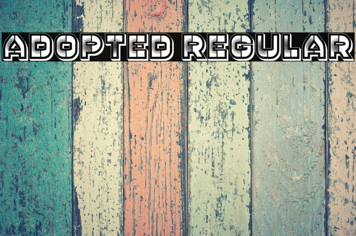 Adopted Regular Example 3